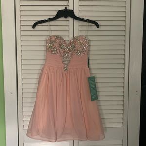 Light pink formal dress